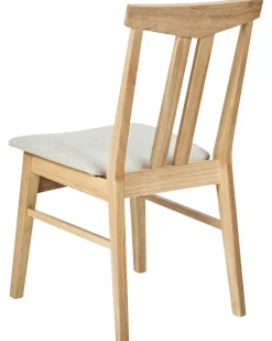 Sæt med 2 spisebordsstole AVALON Træ Lys Beige