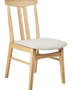 Sæt med 2 spisebordsstole AVALON Træ Lys Beige