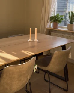 Sæt med 2 spisebordsstole BATAVIA Beige
