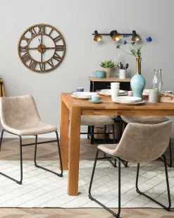 Sæt med 2 spisebordsstole BATAVIA Beige