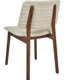 Sæt med 2 spisebordsstole BLANE Boucle Mørkebrun/beige