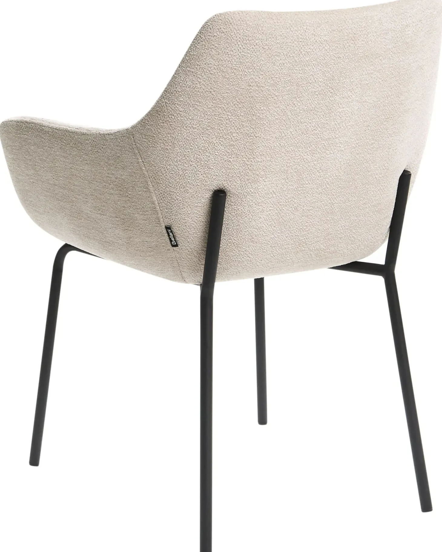 Sæt med 2 spisebordsstole BOWDON Chenille Lys Beige