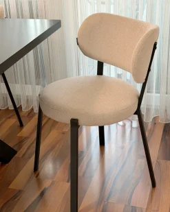 Sæt med 2 spisebordsstole BRONTE Lys Beige