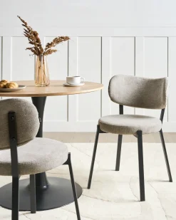 Sæt med 2 spisebordsstole BRONTE Beige