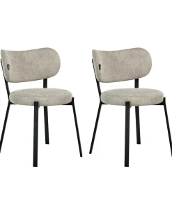 Sæt med 2 spisebordsstole BRONTE Beige