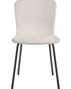 Sæt med 4 spisebordsstole CALDWELL Lys Beige