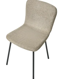 Sæt med 4 spisebordsstole CALDWELL Beige