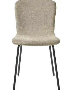 Sæt med 4 spisebordsstole CALDWELL Beige