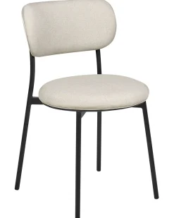 Sæt med 2 spisebordsstole CASEY Lys Beige