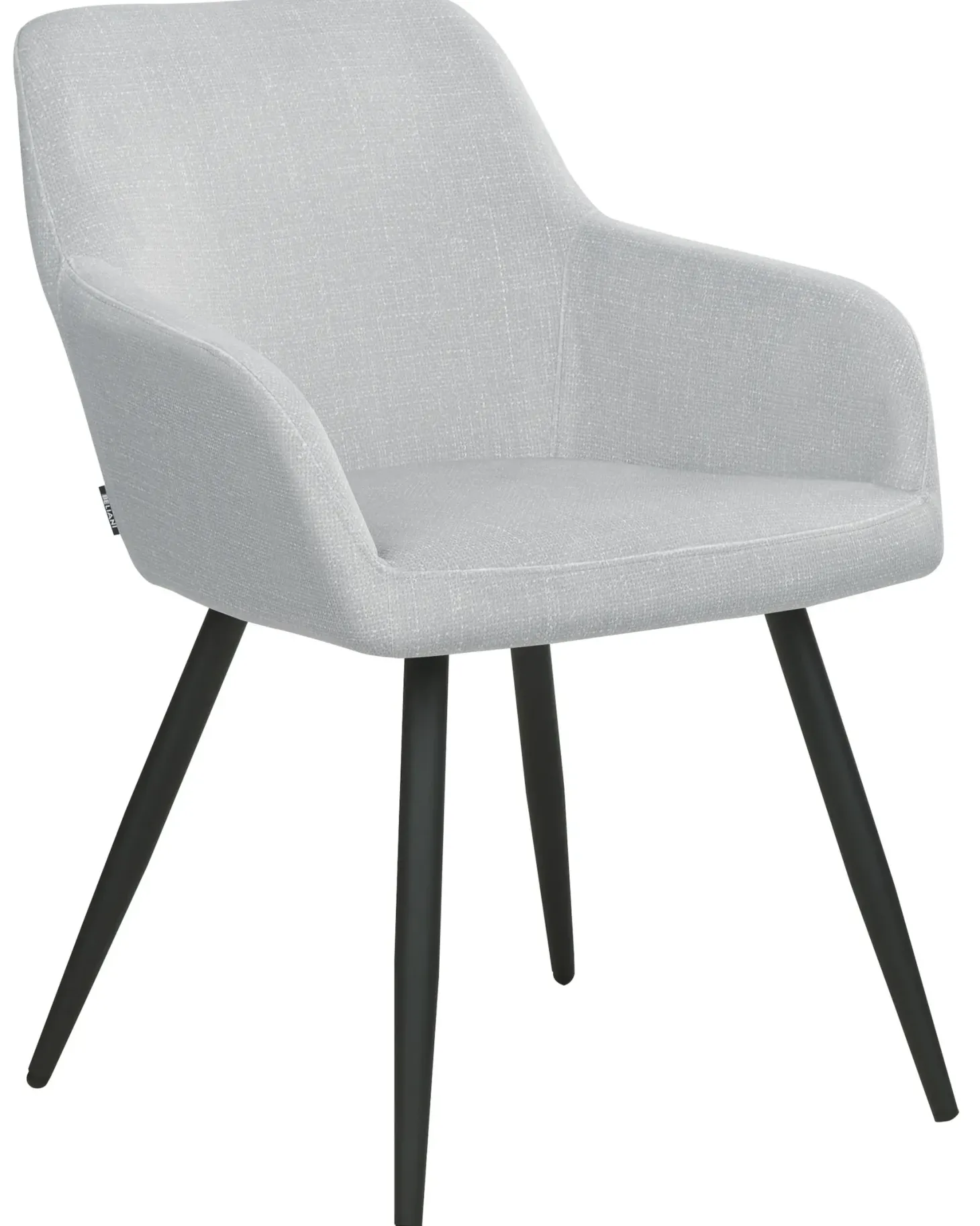 Sæt med 2 spisebordsstole CASMALIA Velour Lysegrå