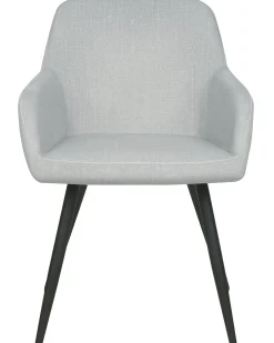 Sæt med 2 spisebordsstole CASMALIA Velour Lysegrå