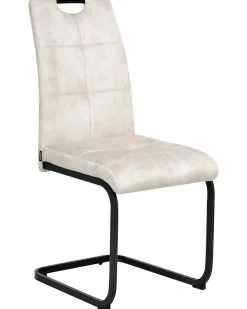 Sæt med 4 spisebordsstole CISCO Lys Beige