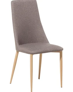 Sæt med 2 spisebordsstole CLAYTON Brungrå