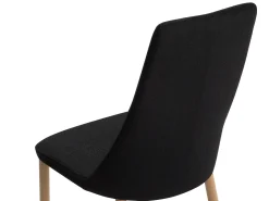 Sæt med 2 spisebordsstole CLAYTON Sort