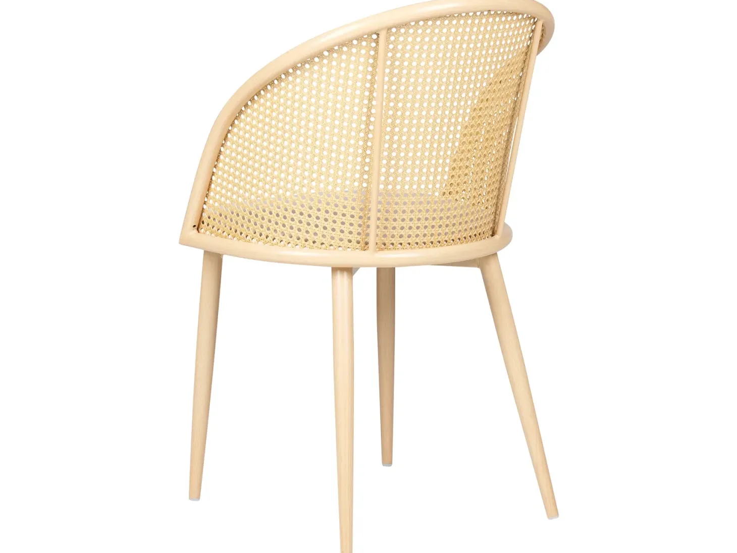 Sæt med 2 spisebordsstole CORNELL Metal Lys Beige