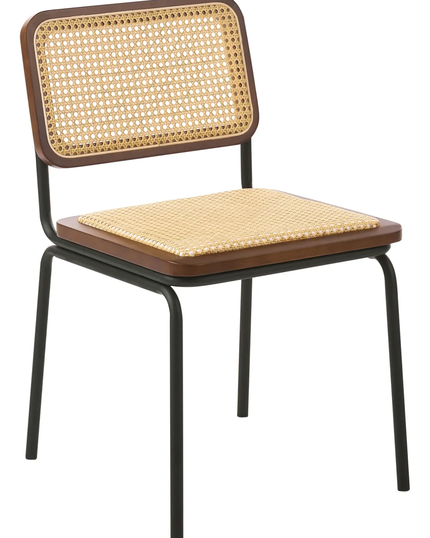 Sæt med 2 spisebordsstole CORVALLIS PE-rattan Brun