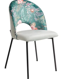 Sæt med 2 spisebordsstole COVELO Velour Mintgrøn