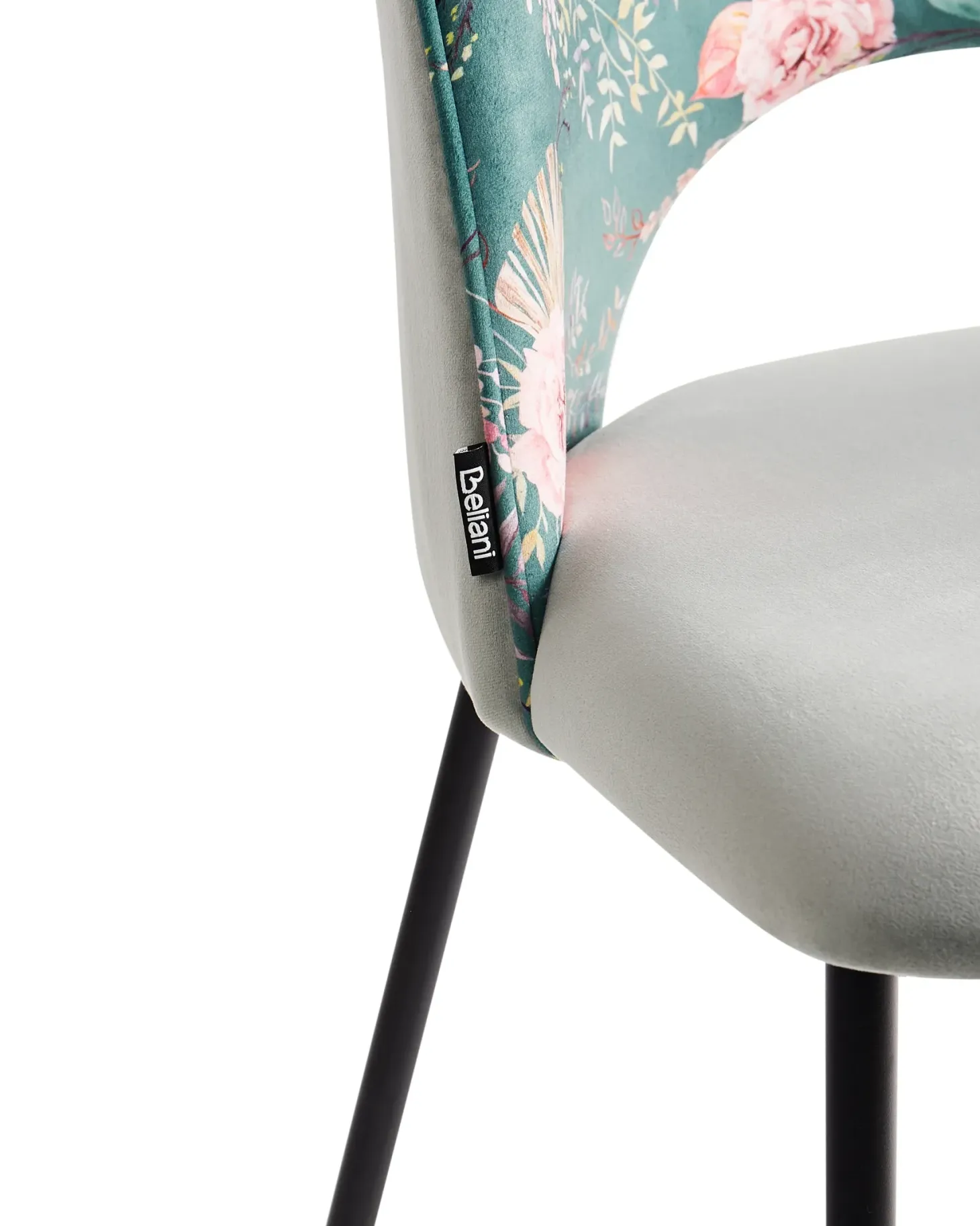 Sæt med 2 spisebordsstole COVELO Velour Mintgrøn