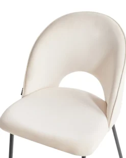 Sæt med 2 spisebordsstole COVELO Lys Beige