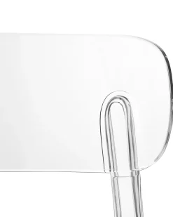 Sæt med 2 spisebordsstole COVINGTON Transparent