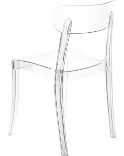 Sæt med 2 spisebordsstole COVINGTON Transparent