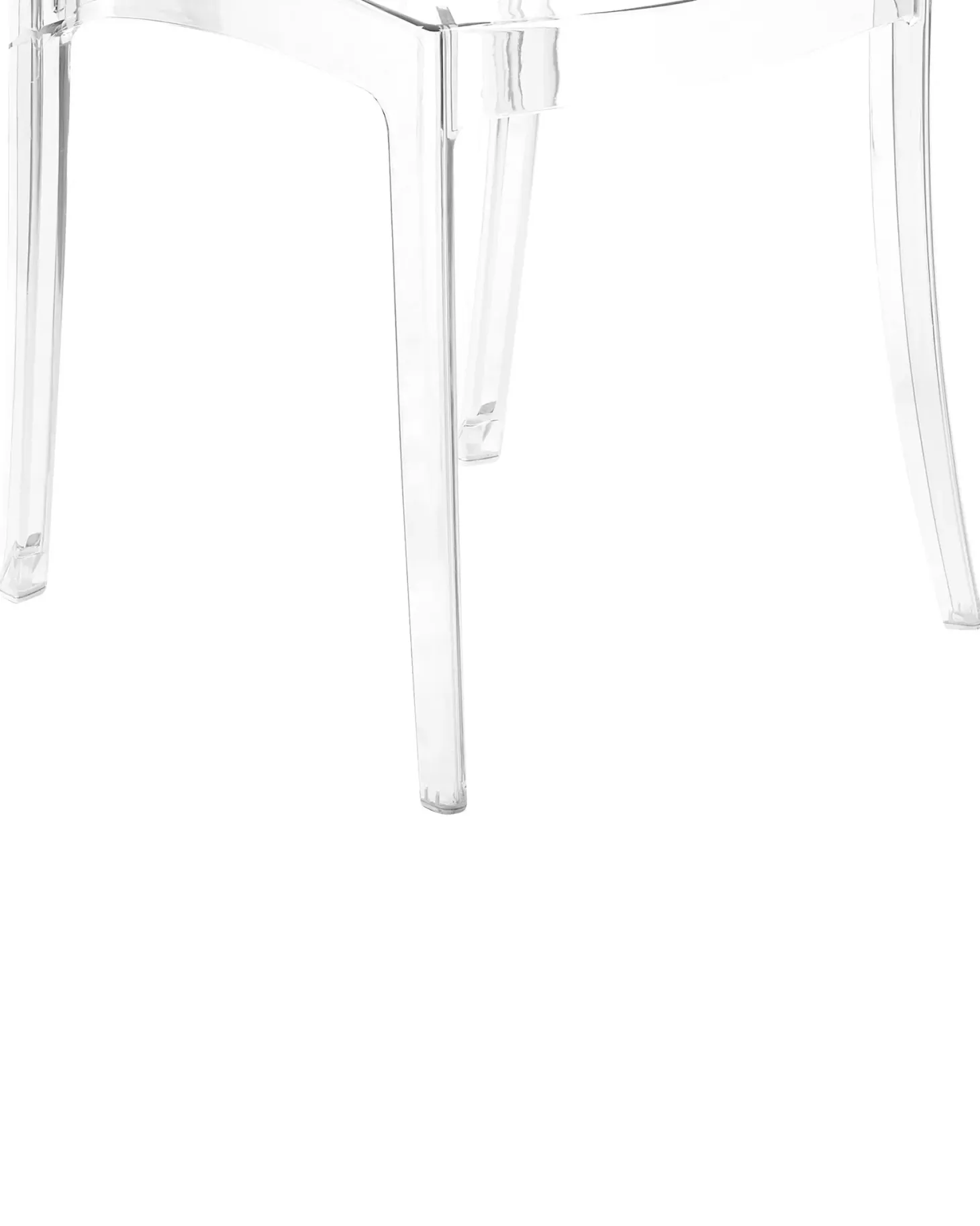 Sæt med 2 spisebordsstole COVINGTON Transparent