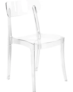 Sæt med 2 spisebordsstole COVINGTON Transparent