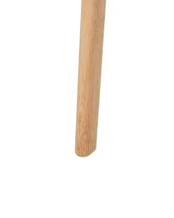 Sæt med 2 spisebordsstole CRAIG Træ Lysebrun/beige