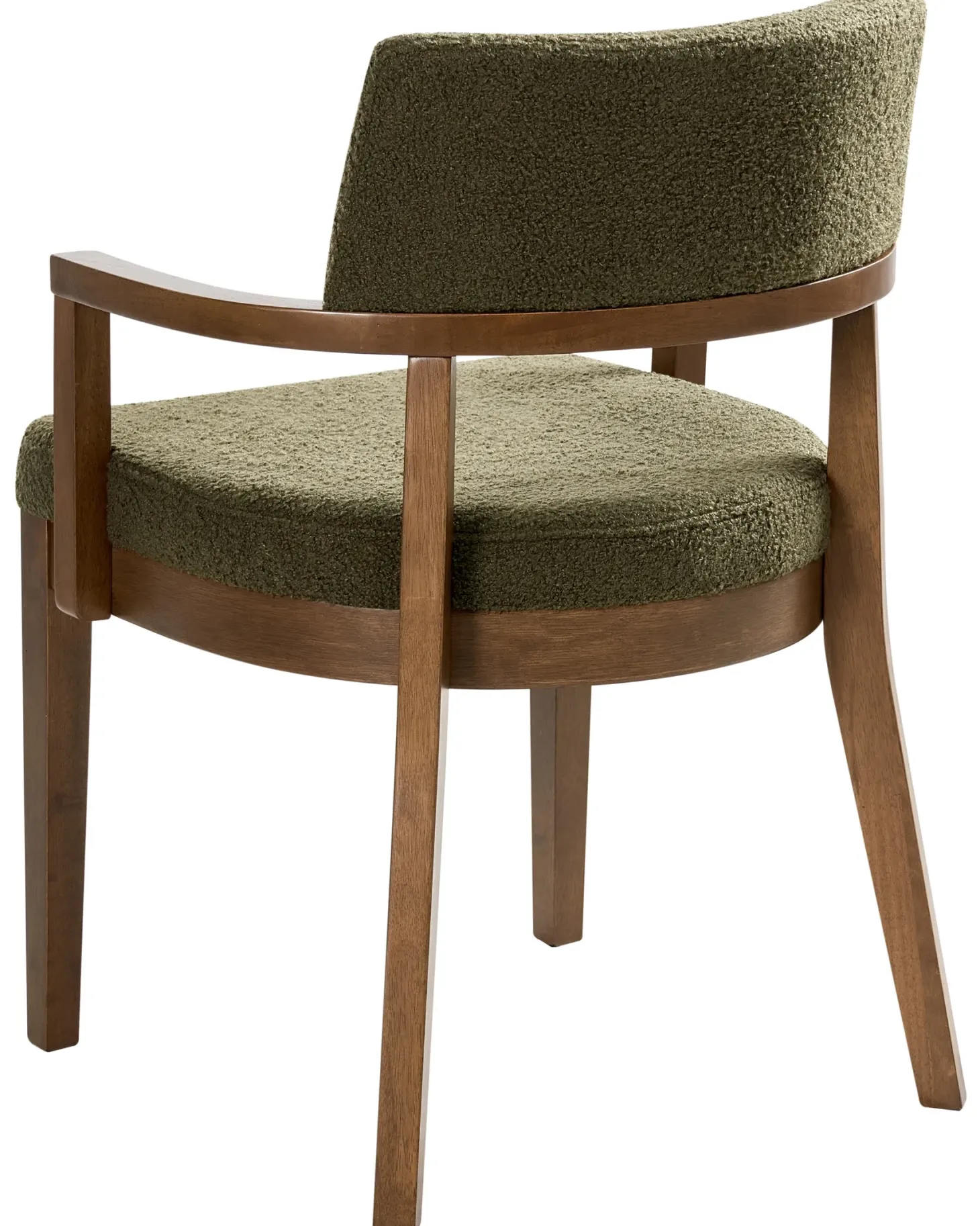 Sæt med 2 spisebordsstole DALBO Boucle Brun / Grøn