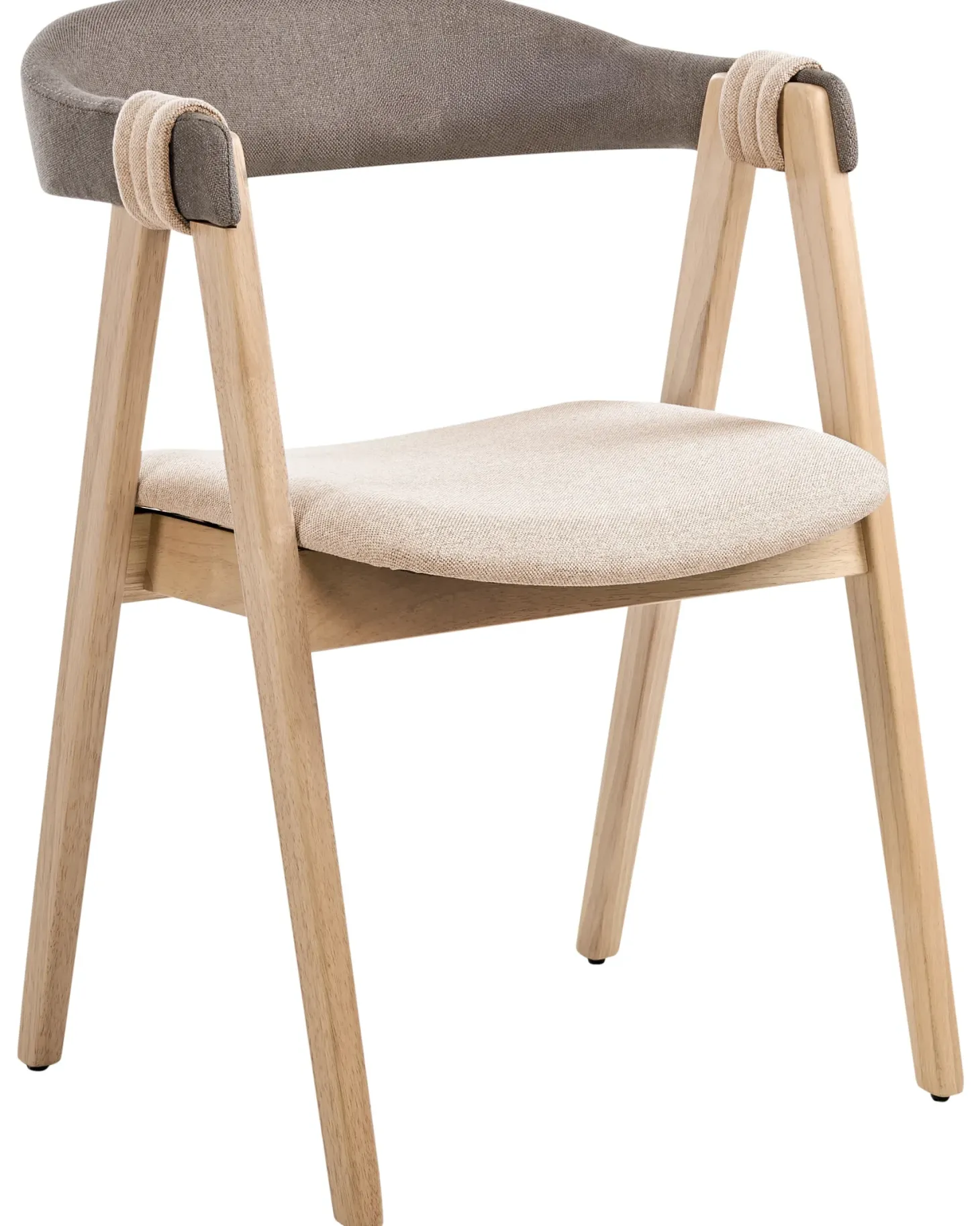 Sæt med 2 spisebordsstole DAY Lysebrun/taupe