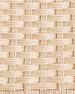 Sæt med 2 spisebordsstole EAGAN Træ Brun/beige