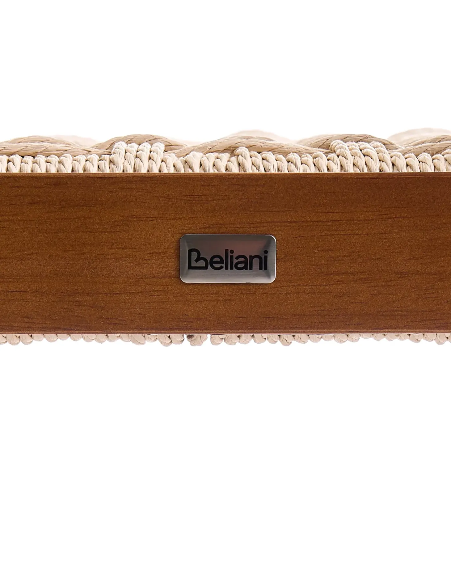 Sæt med 2 spisebordsstole EAGAN Træ Brun/beige