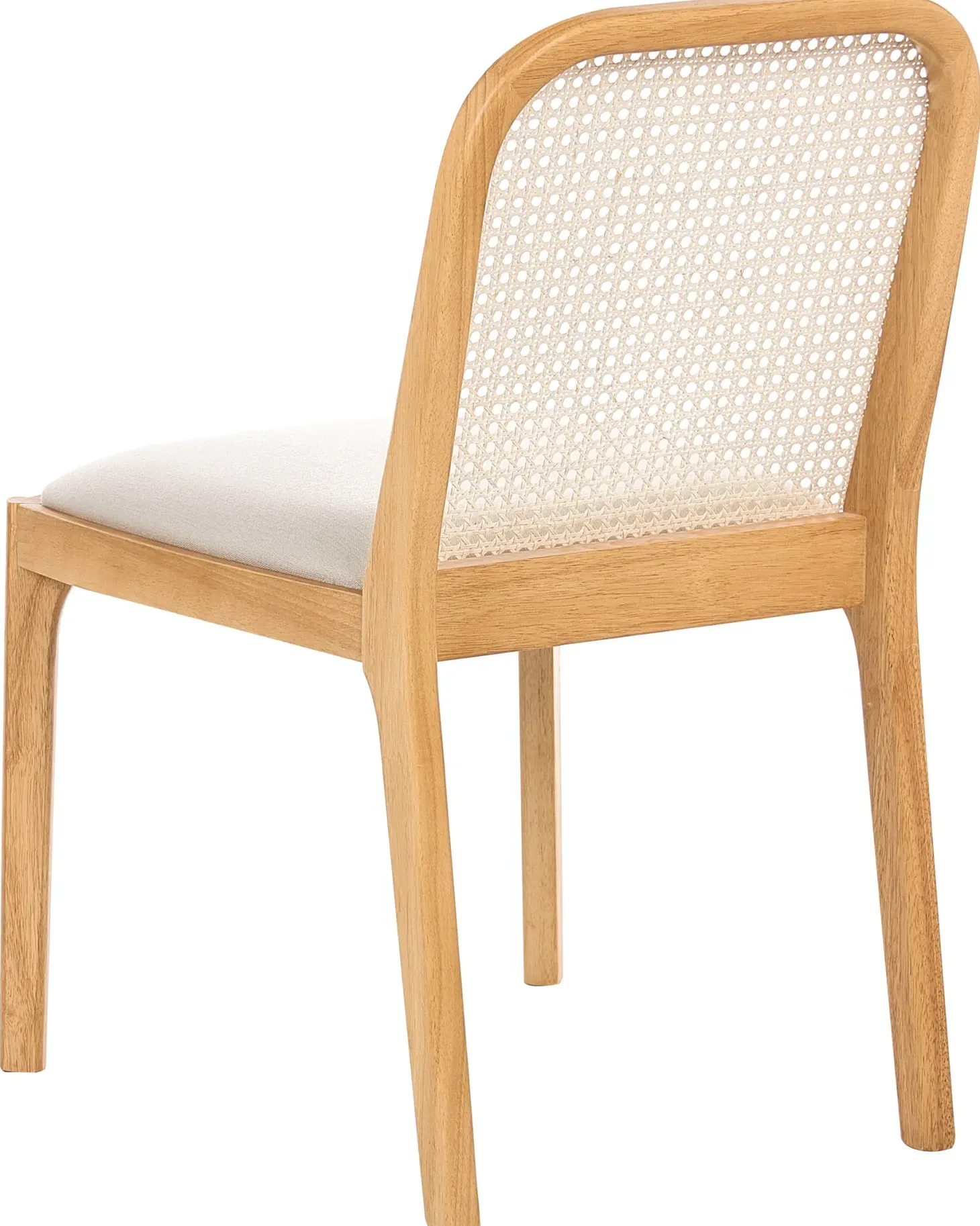 Sæt med 2 spisebordsstole EDINA Lysebrun/beige