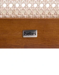 Sæt med 2 spisebordsstole EDINA Brun/beige