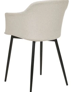 Sæt med 2 spisebordsstole ELIM Lys Beige