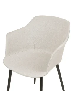 Sæt med 2 spisebordsstole ELIM Lys Beige