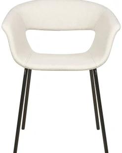 Sæt med 2 spisebordsstole ELMA Lys Beige