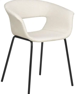 Sæt med 2 spisebordsstole ELMA Lys Beige