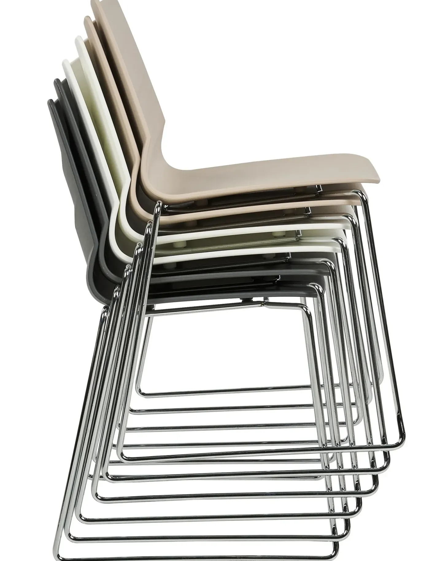 Sæt med 4 spisebordsstole HARTLEY Beige
