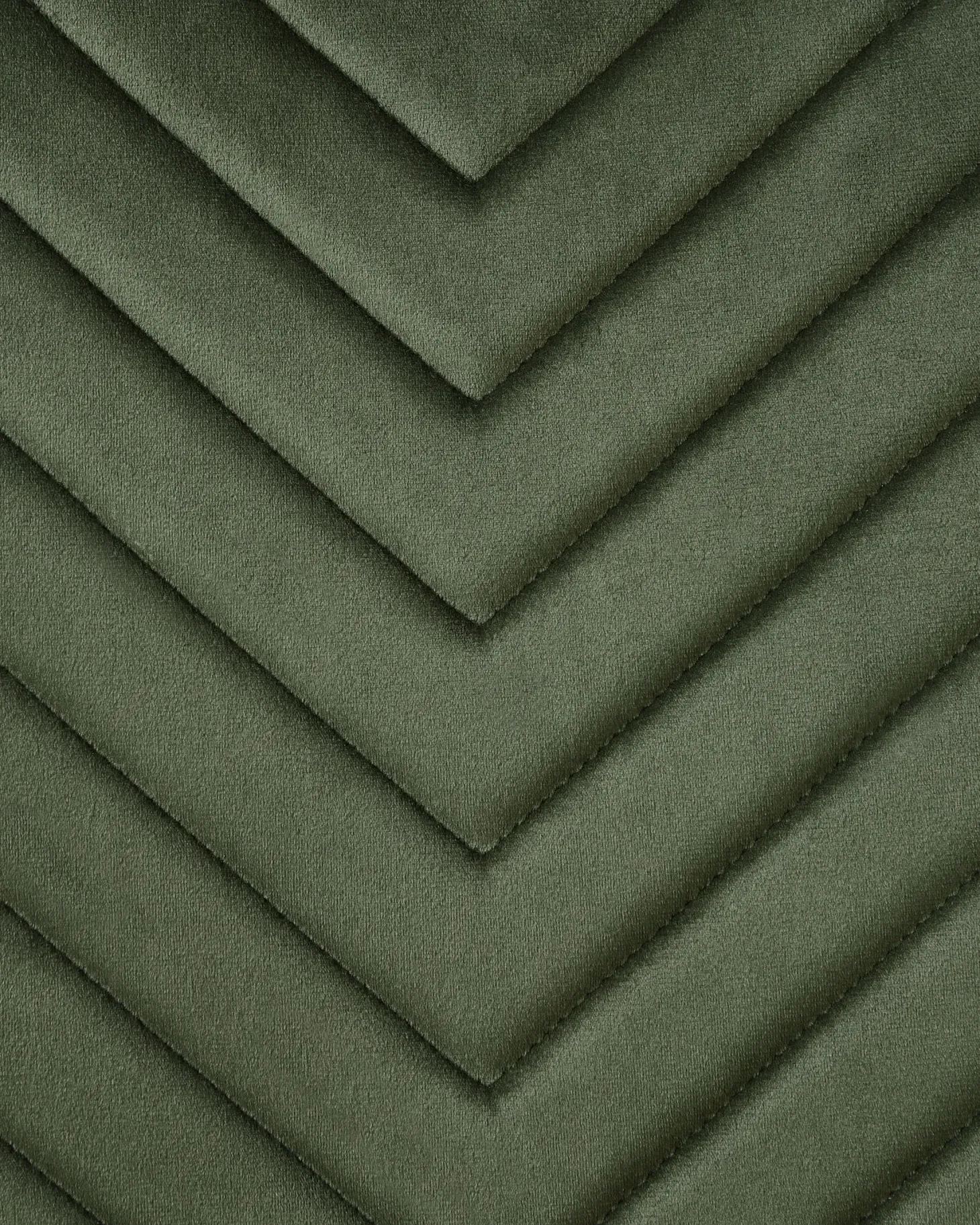 Sæt med 4 spisebordsstole HAVRE Velour Olivengrøn
