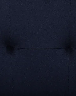 Sæt med 2 spisebordsstole JASMIN Velour Mørkeblå