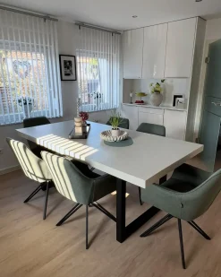 Sæt med 2 spisebordsstole JODAR Grøn