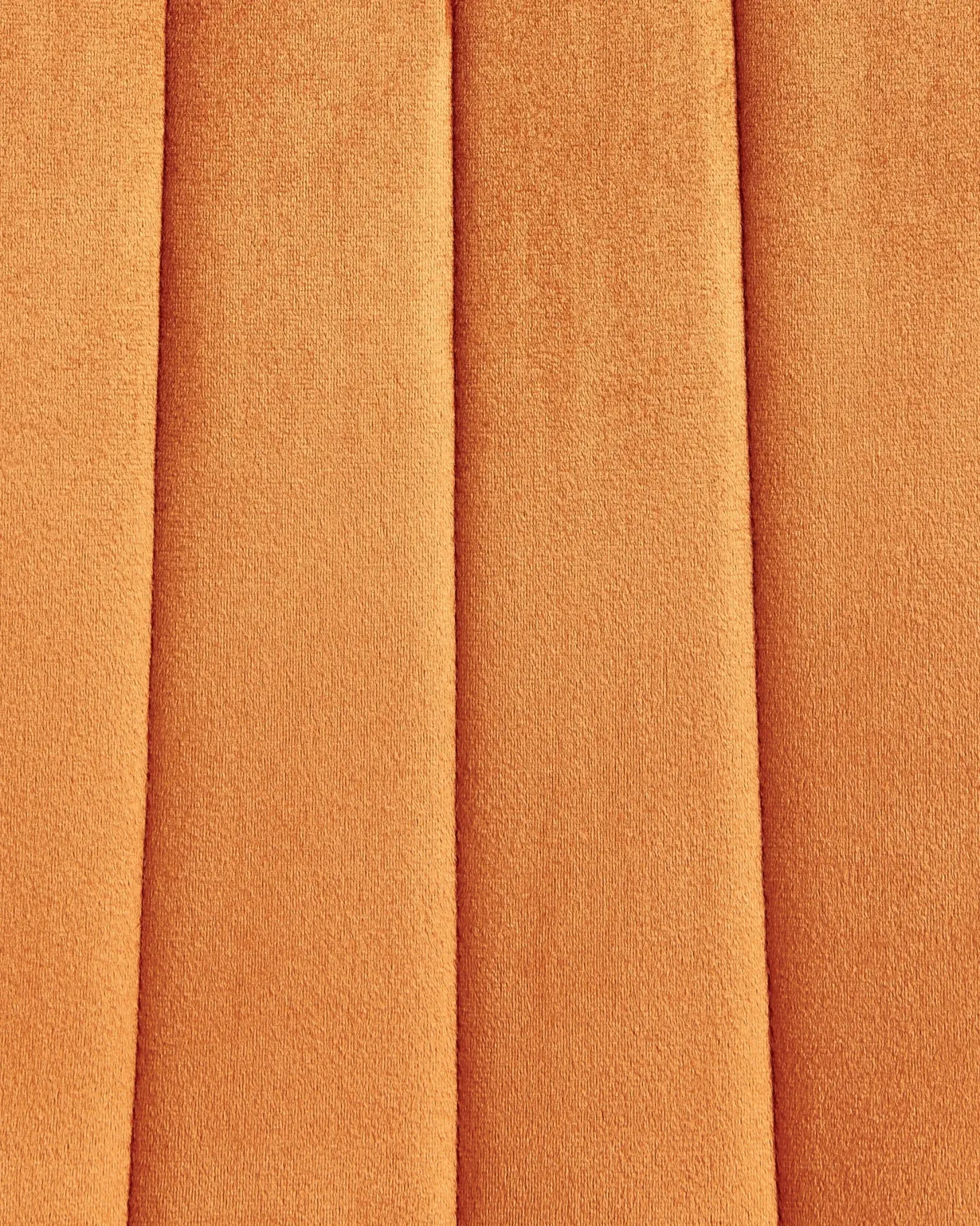 Sæt med 4 spisebordsstole KALISPELL Velour Orange