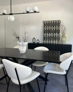 Sæt med 2 spisebordsstole KIANA Lys Beige