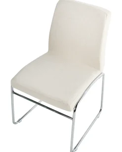 Sæt med 2 spisebordsstole LECCO Lys Beige