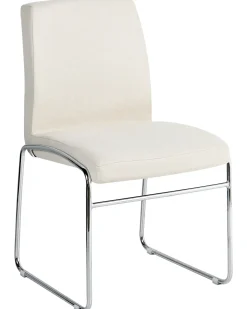 Sæt med 2 spisebordsstole LECCO Lys Beige