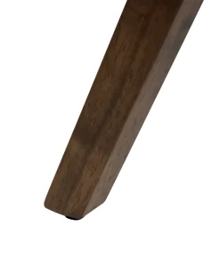 Sæt med 2 spisebordsstole LELAND Træ Brun/taupe