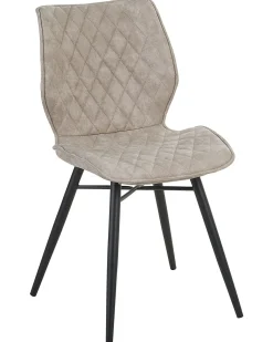 Sæt med 2 spisebordsstole LISLE Beige