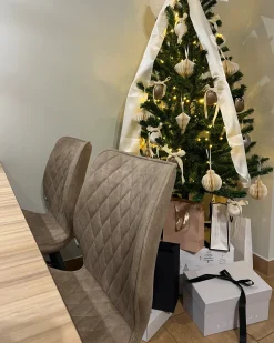 Sæt med 2 spisebordsstole LISLE Beige