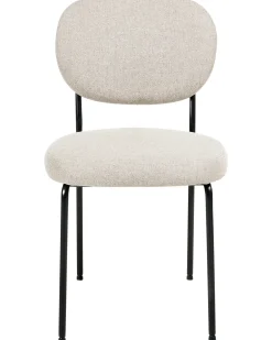 Sæt med 2 spisebordsstole LOLETA Lys Beige